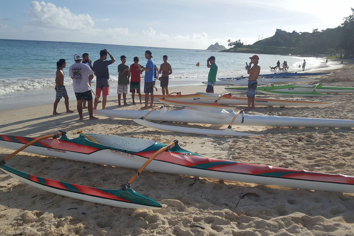RDRLS Hawaii members training at Kailua Beach